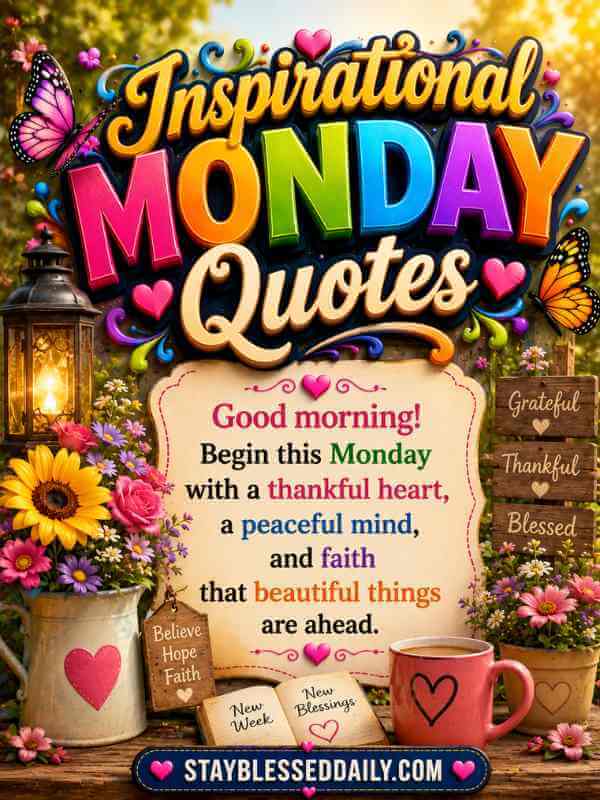 Good morning, my dear friend! Start this Monday with positeind