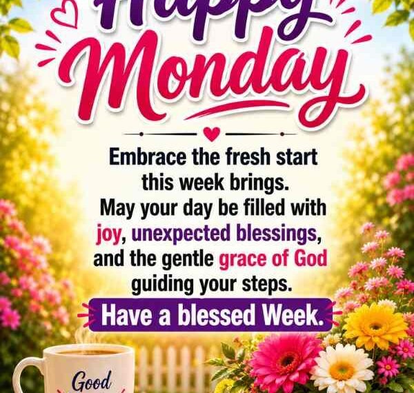 140+ Happy Monday Blessings, Quotes, Messages & Prayers to Start Your Week