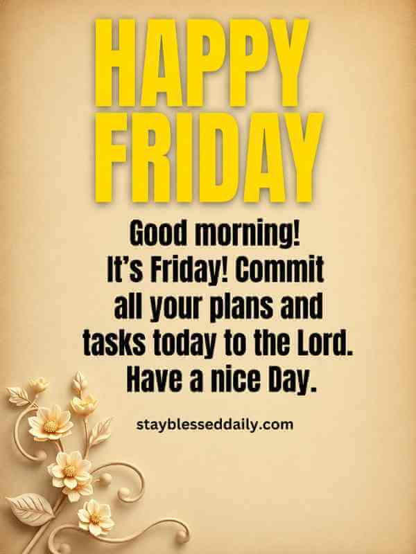 210+ Friday Blessings, Prayers, Greetings and Quotes