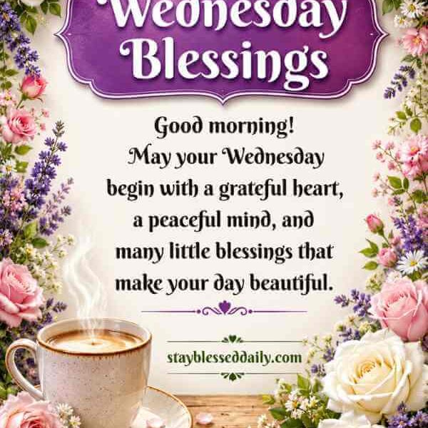 200+ Wonderful Wednesday Blessings and Prayers