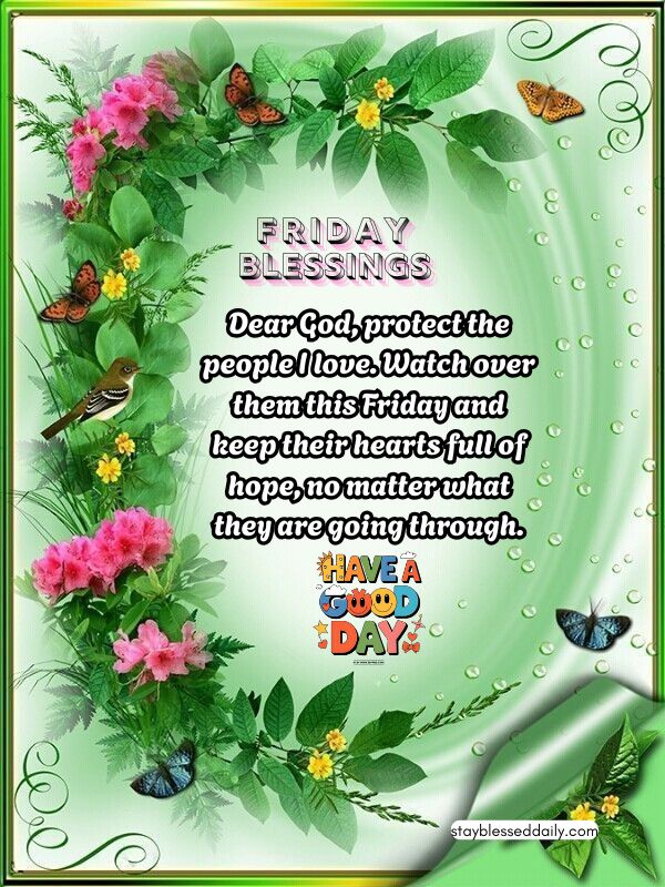 friday prayers for family and loved ones