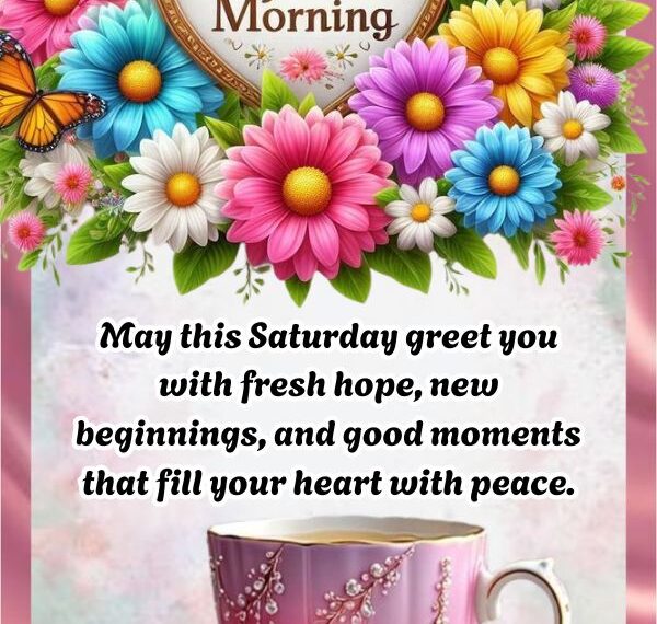 150+ Happy Saturday Blessings and Prayers With Cute Images