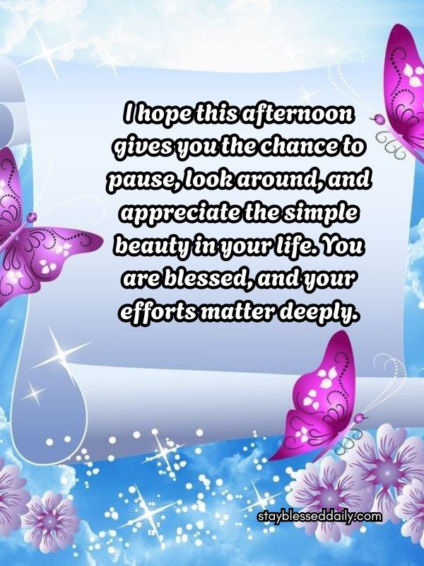 thursday afternoon blessings - You are blessed