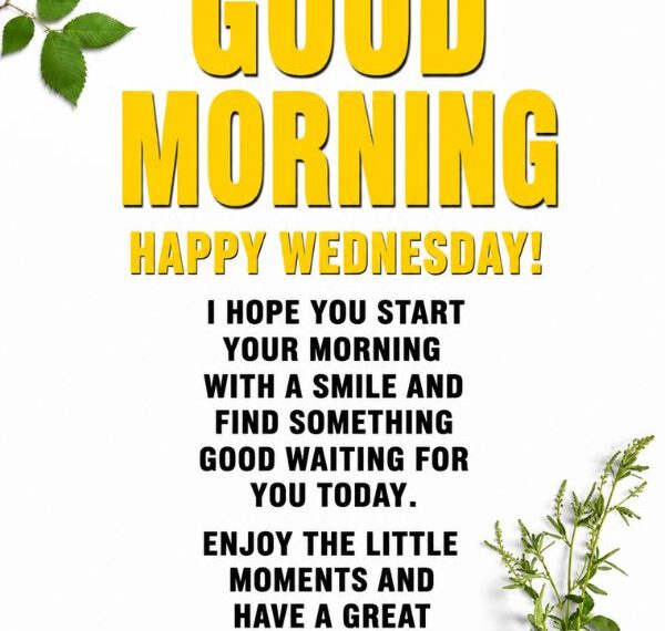 230+ Good Morning Wednesday Midweek Blessings, and Quotes