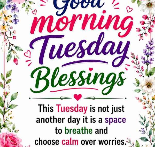good morning tuesday blessings