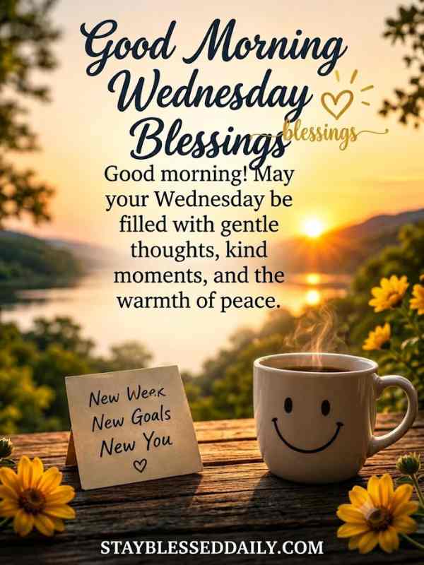 110+ Good Morning Wednesday Midweek Blessings, and Prayers