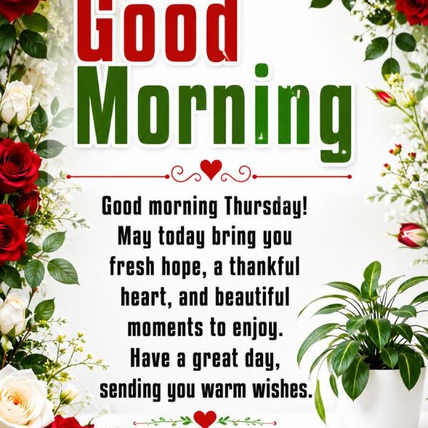 200+ Good Morning Thursday Blessings for A Joyful Day