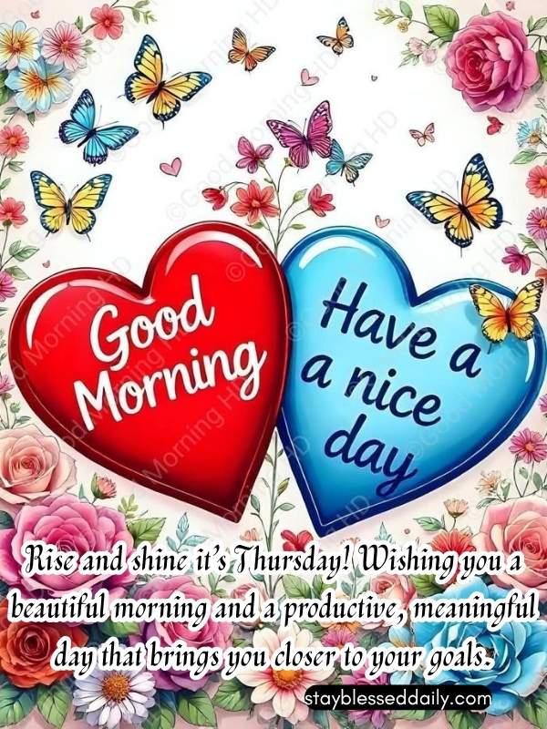 Good Thursday Morning Greetings and Best Wishes