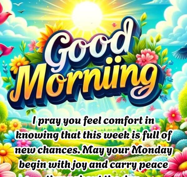 110+ Good Morning Monday Blessings and Prayers – Blessed Images