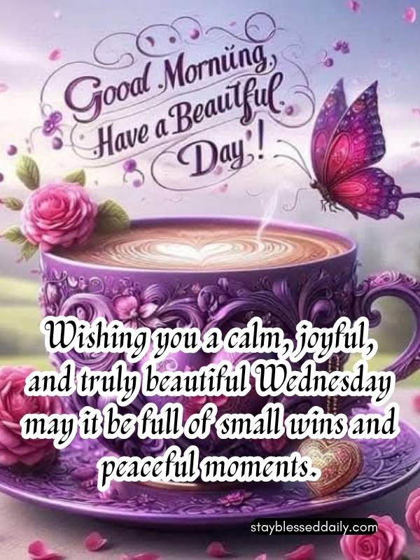 110+ Good Morning Wednesday Blessings, and Prayers for Midweek